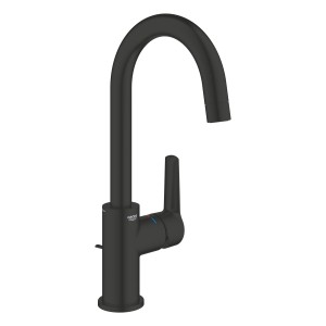 Miscelatore monocomando per lavabo Grohe Start nero, taglia L, per lavabi da bagno.