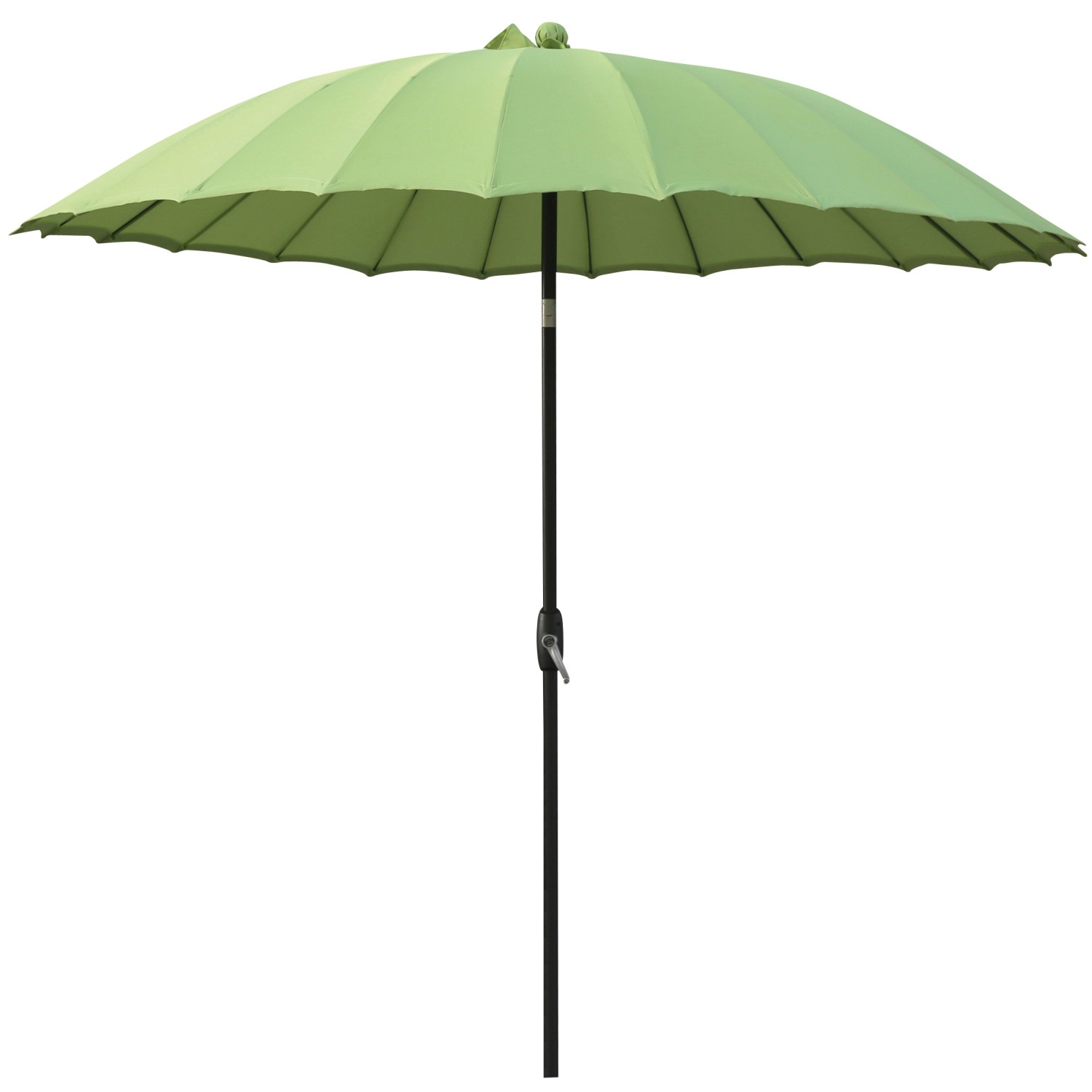 OBI Sonnenschirm Limon im AsienLook Rund Lemongrün Ø 270 cm kaufen bei OBI