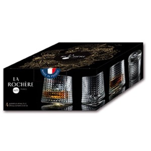 Set di bicchieri La Rochere Blossom, 4 bicchieri trasparenti (16 cl) nella scatola.