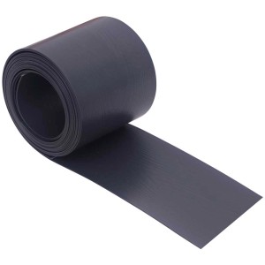Set di strisce frangivista in plastica antracite (2 pezzi) per pannelli a doppia barra.