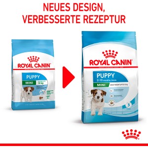 Royal Canin Mini Puppy cibo secco per cuccioli di piccola taglia, confezione da 4kg nel nuovo design.