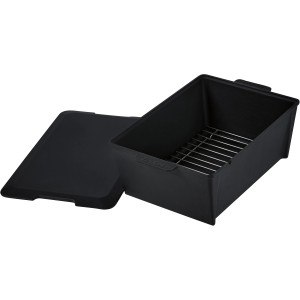 Enders Dutch Oven Switch Grid : Marmite en fonte avec couvercle et support à côtes en acier inoxydable pour grill et four.