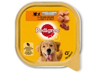 Pedigree Adult in Terrine mit Truthahn und Poulet Schale 300 g