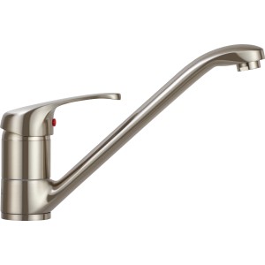 Mitigeur de cuisine baliv KI-5093 aspect inox, robinet évier.