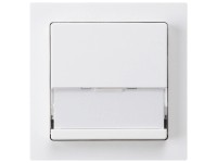 Hager Drucktaster Sonnerie Kallysto Duroplast Weiss