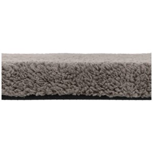 Gros plan : Tapis pour chien Trixie Bendson gris clair (80x55 cm) en polyester doux.