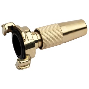 Gartec Régulateur de jet en laiton avec réglage continu pour arroseurs et irrigation.