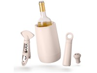 Vacu Vin Wein-Geschenkset Host Sand 4-tlg.