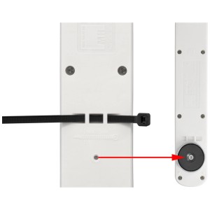 Kit d'aimants pour fixer les multiprises sur des surfaces métalliques.