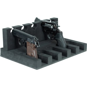 Burg-Wächter KWH 5 support pour armes de poing pour coffres-forts, mousse, pour 5 armes.