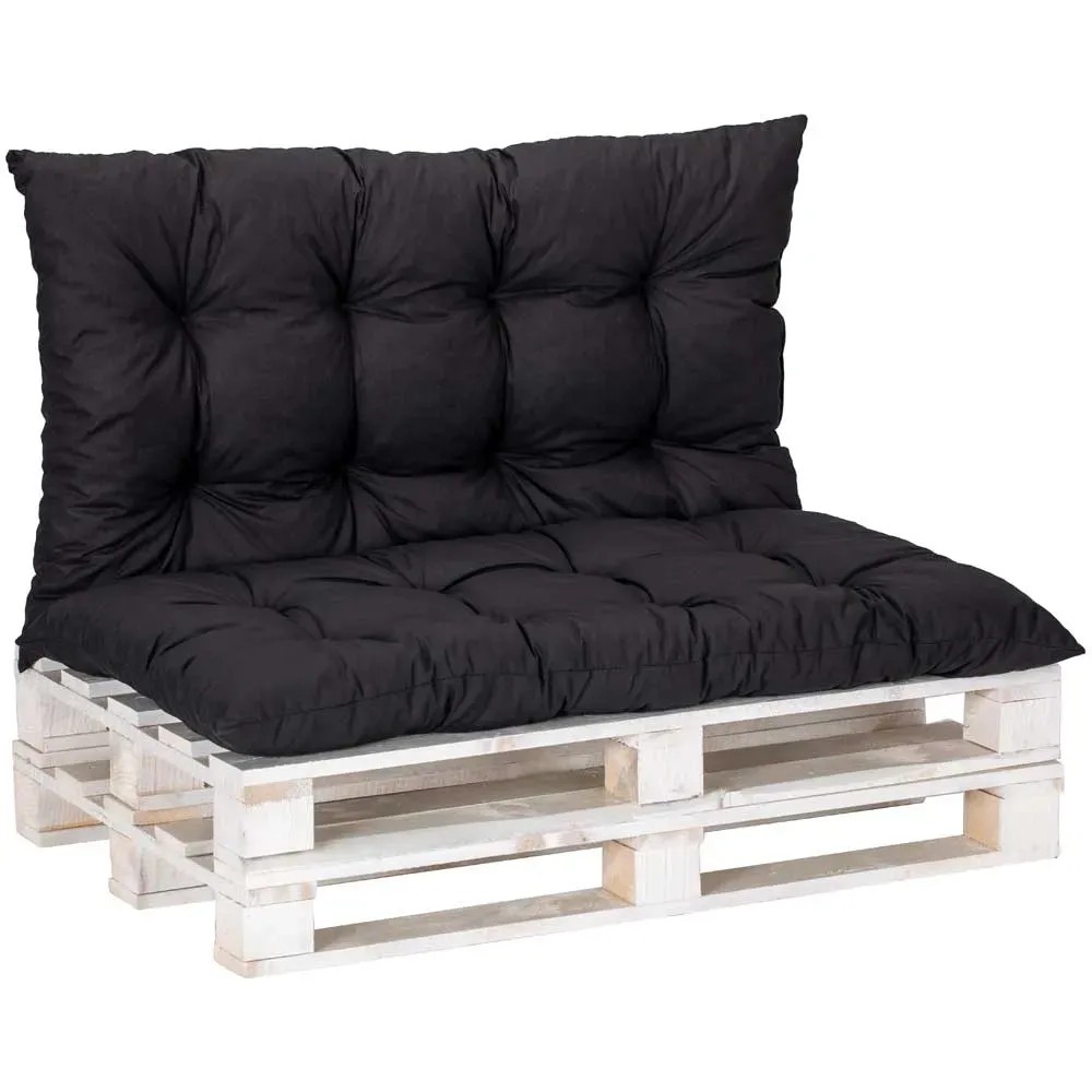 DanChen Cuscino Per Panca Da Giardino Antiscivolo 80x30 Cm - Grigio Chiaro, Per Esterni E Interni