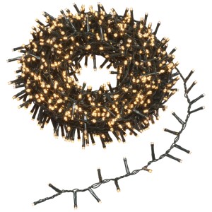 Aussen-Lichterkette Warmweiss 1'000 LEDs Gesamtlänge 23 m