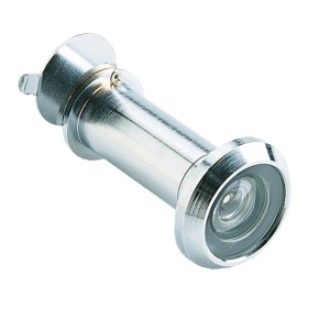 Alpertec Türspion Optik 180° Chrom für Wohnungstüren.