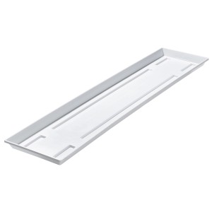 Sottovaso bianco (17,5x78,5 cm) per fioriere, adatto per Geli Aqua Green e Aqua Andalucia.