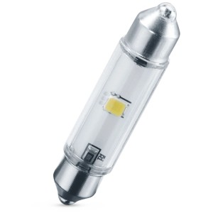Lampadina a festone LED Philips Ultinon Pro3100, 43 mm, per illuminazione interna auto.