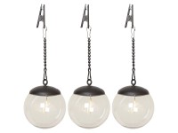 Star Trading LED-Solar-Dekoration Globe Transparent 29 x 10 x 10 cm