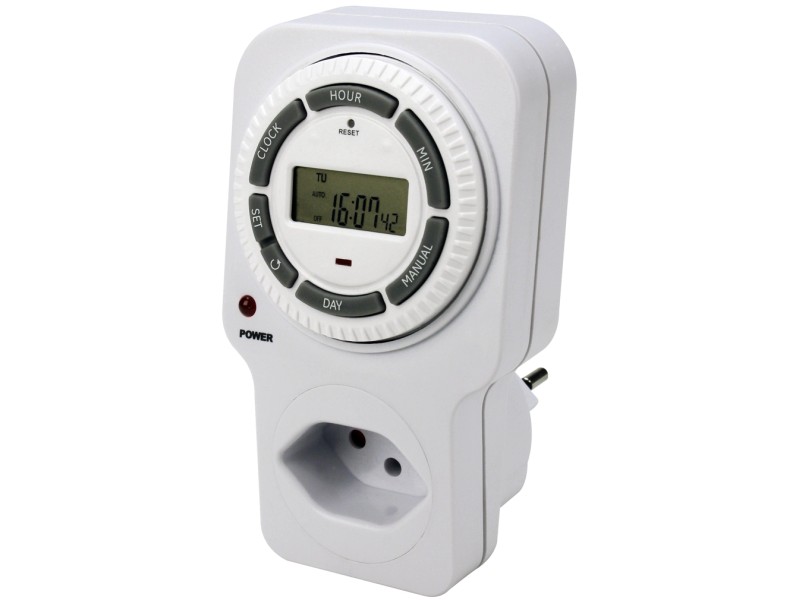 Timer digitale T12/T13 20 programmi di commutazione e protez. bambini IP20