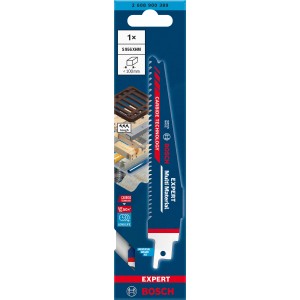 Lame de scie sabre Bosch Expert Multi Material 956 XHM sous blister. Convient pour le bois, le métal et le plastique.