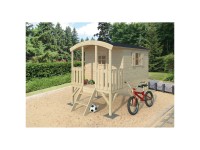 Pletscher Stelzenhaus Kevin Natur (HxBxT) 225 x 203 x 180 cm