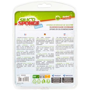 Spugne in silicone Silic'o Sponge Ultra, confezione da 3, spugne colorate per cucina e casa.