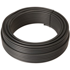 Fil de fer Conacord anthracite (Ø 3,8 mm x 25 m) enroulé.