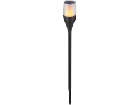 LED-Solarspiess Flammeneffekt Schwarz Ø 7,5 cm / Höhe 64,5 cm