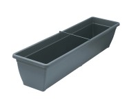 Blumenkasten Toscana Anthrazit (HxBxT) 16,5 x 20 x 79 cm