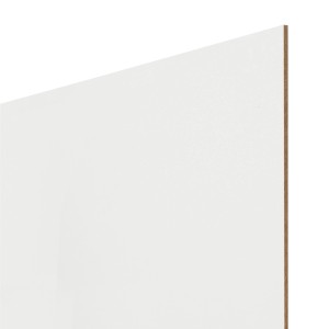 Panneau arrière HDF blanc (120x60x0,3cm) pour meubles et intérieur.