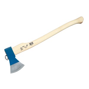 LUX Ascia da spacco Comfort, 70 cm, 1,25 kg con manico in frassino e testa blu.
