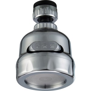 Sanpre Miscelatore Super Getto per rubinetti cucina, aeratore cromato con funzione risparmio acqua.