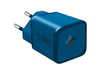 SBS Reiseladegerät USB-Typ-C-Ausgang Blau