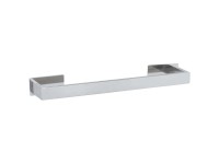 WENKO Strip-it® Set 2 Ganci Quadrati Satinati In Acciaio Inox - Adesivi Senza Trapano - 1,9x3,4x1,5 Cm