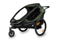 Hamax Fahrradanhänger Outback Twin Grün-Schwarz
