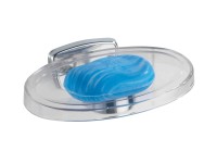 Wenko Portasapone Basic Plastica / Acciaio inox