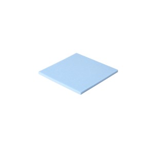 Pannello in schiuma azzurra 40x40x2 cm per materassi, imbottiture e isolamento acustico.