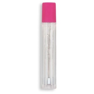 Set aghi da ricamo Prym Love, 10 aghi in custodia trasparente con tappo rosa.