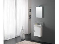 Badblock Mini 42 cm glänzend Weiss lackiert