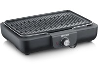 Severin Tischgrill mit Grillplatte Kunststoff Schwarz 2'300 W