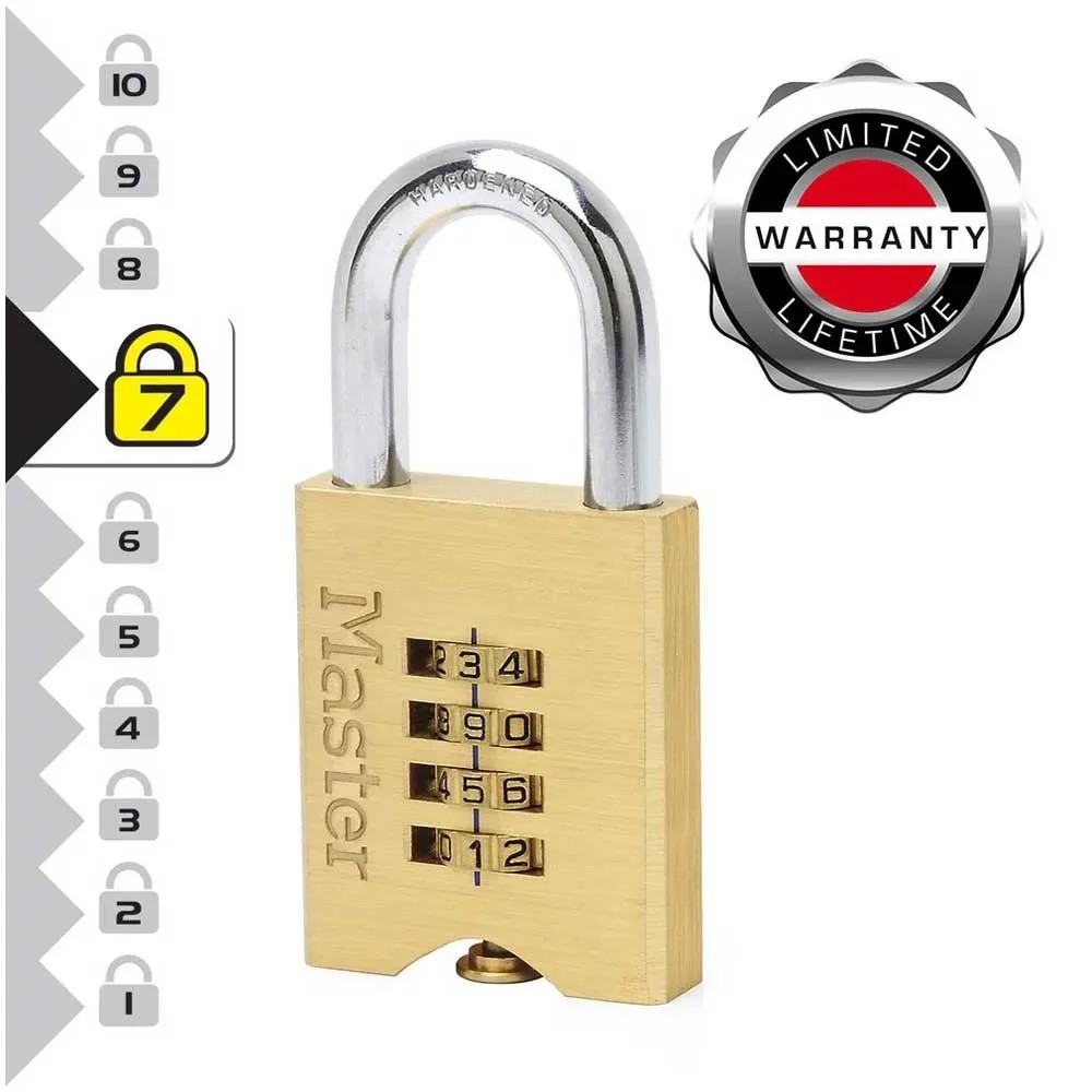 Master Lock Zahlenschloss Messing Breite 50 mm kaufen bei OBI