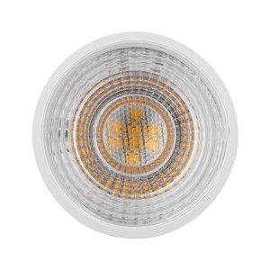 Paulmann Riflettore LED GU10, 7W, 2700K, bianco opaco. Primo piano.
