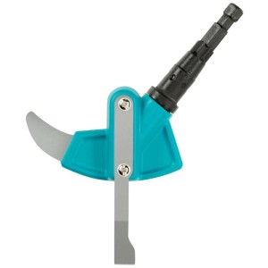 Gardena Kombisystem Fugenkratzer 2in1 mit Messer und Bügel für schmale und breite Fugen.