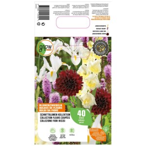 Grow by OBI Mix di fiori recisi, 40 pz. Bulbi da fiore colorati per aiuole e vasi.