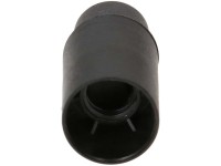 E14-Fassung Glattmantel M10 x 1 Schwarz