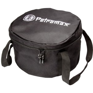 Schwarze Petromax Transporttasche FT3 für Feuertopf, ca. Ø 28 cm.