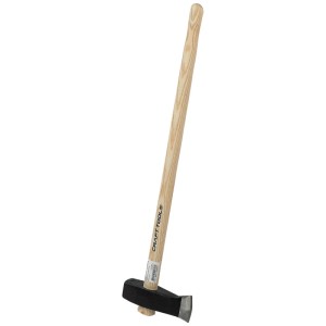Crafttools Holzspalthammer, 85cm, 3,5kg, mit Eschenstiel und Stahlkopf.
