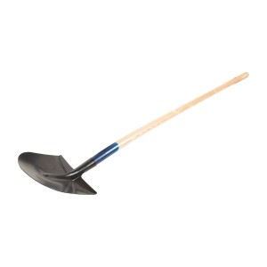 Pelle noire LUX Frankfurt avec manche en frêne (130 cm) pour le jardinage.