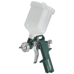 Metabo FSP 600 pistola a spruzzo per compressori, con contenitore trasparente.