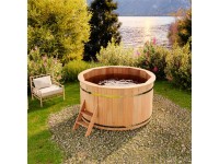 FinnTherm Holz-Badefass Bergen Ø 160 cm x 101 cm ohne Ofen