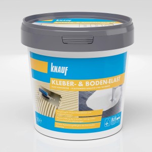 Eimer Knauf Kleber- und Bodenelast 1 l, Haftgrund für flexible und haftstarke Anwendungen.