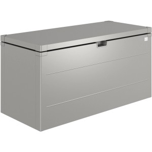 Biohort Stylebox 140, gris quartz métallisé, coffre universel pour jardin, terrasse et balcon.
